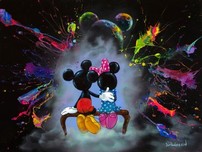 Mickey Mouse Art Mickey Mouse Art Mickey and Minnie Enjoy the View (SN)